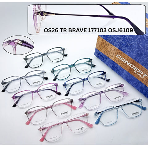 OS26 TR Brave 177103 Geometric Optical Eyewear