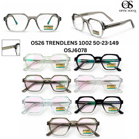 OS26 Trendlens 1002 Geometric Optical Eyewear