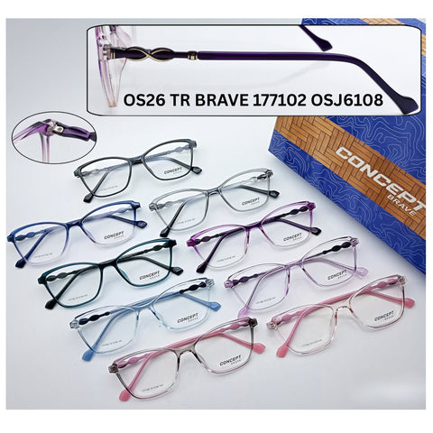 OS26 TR Brave 177102 Cat Eye Optical Eyewear