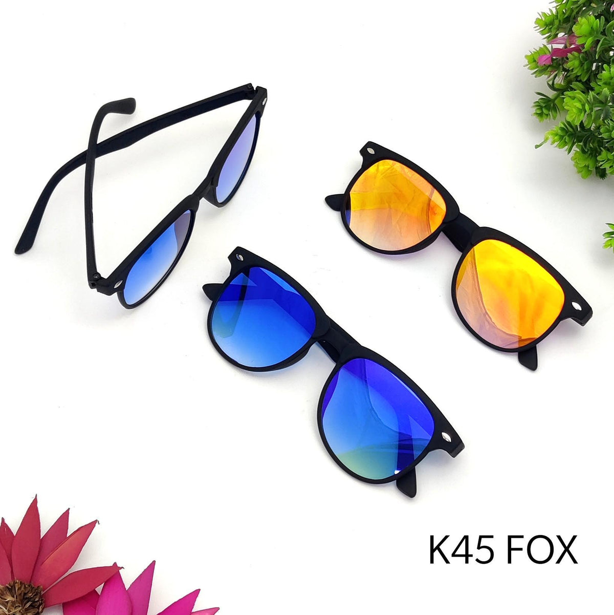 K45 S RIVO FOX Mirror Sunglasses