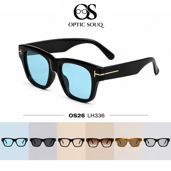 OS26 LH336 men's sheet eyewear and sunglasses in six colour and lens options
