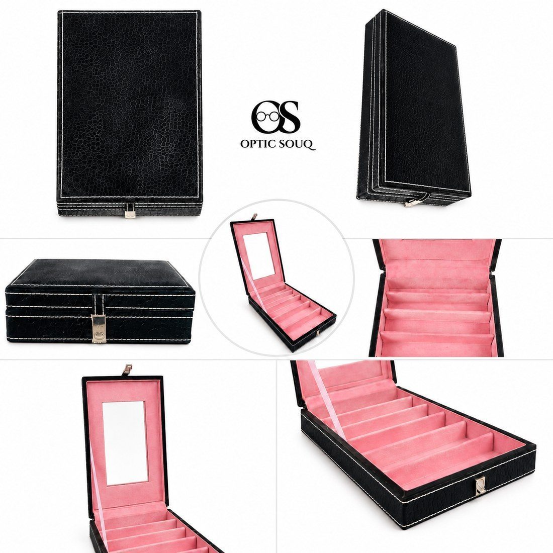 OS5-Pc Rexine Mirror Eyewear Tray - Economic - OSEWT05MIREC