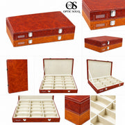 OS15-Pc Suede-Box Rexine Eyewear Tray - Premium - OSEWT15SBXPR