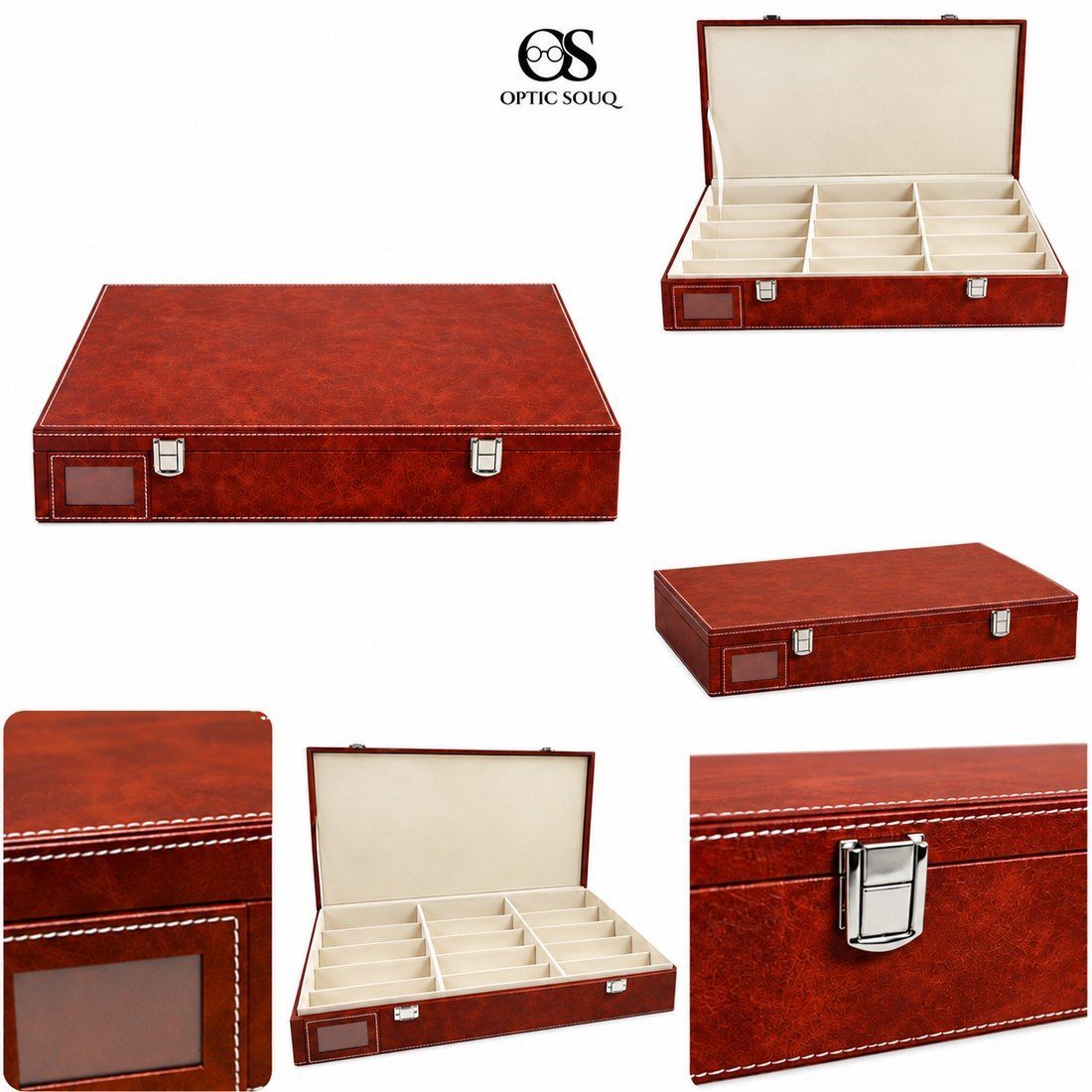 OS15-Pc S.C. Rexine Eyewear Tray - Premium - OSEWT15SCRPR
