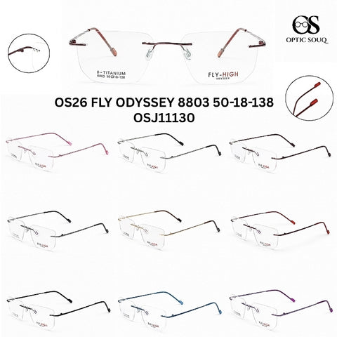 OS26 FLY ODYSSEY 8803 - Rimless Metal Eyewear