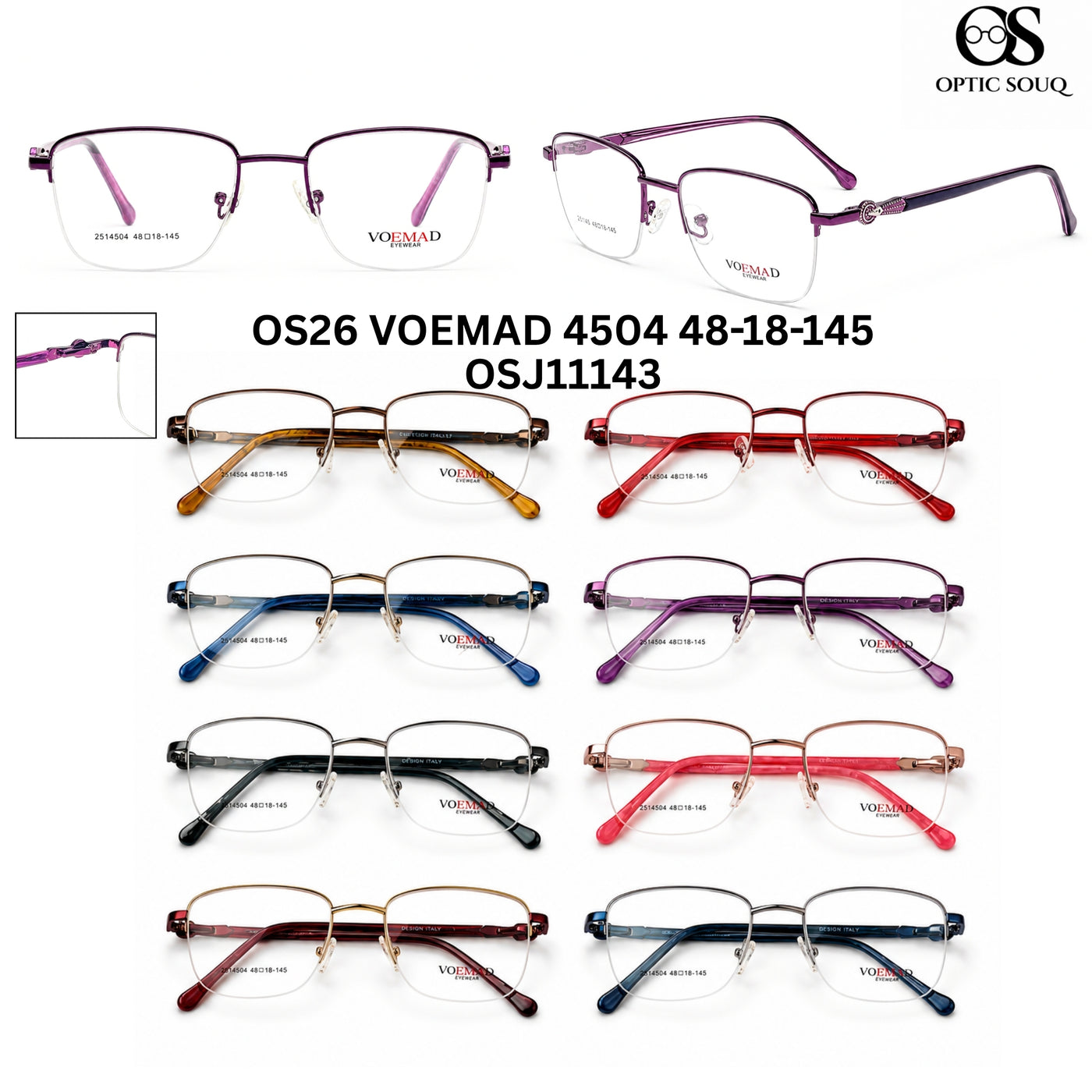 OSJ11143 VOEMAD model catalogue included in sample kit