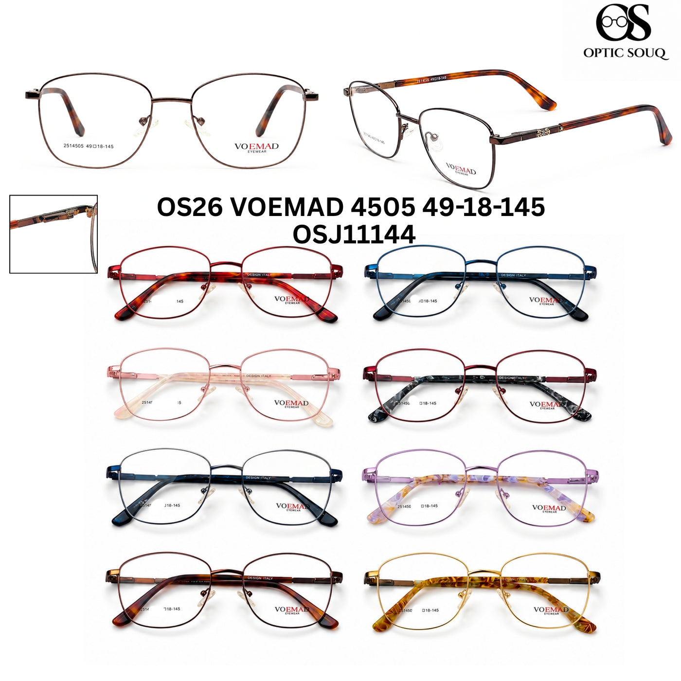 OSJ11144 VOEMAD model catalogue included in sample kit