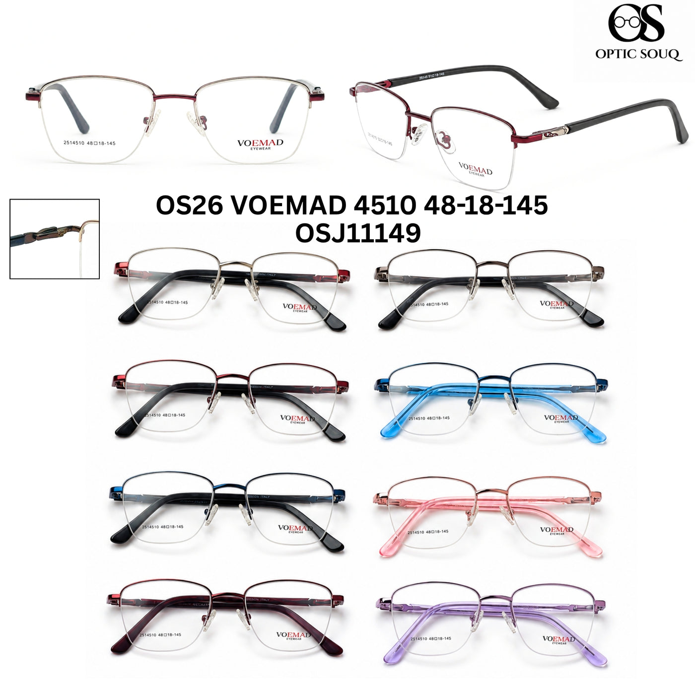 OSJ11149 VOEMAD model catalogue included in sample kit