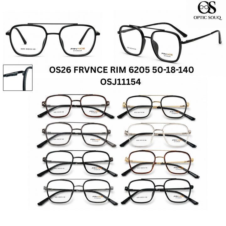 FRVNCE RIM 6205 Geometric metal eyewear colour options