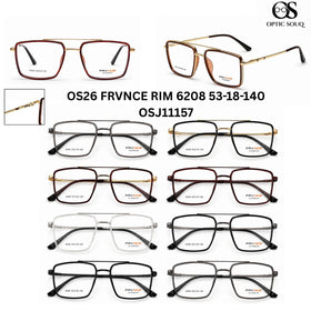 FRVNCE RIM 6208 Rectangular metal eyewear colour options