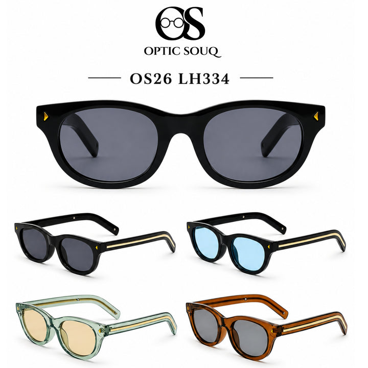 OS26 LH334 women's soft cat-eye sheet sunglasses in four colours