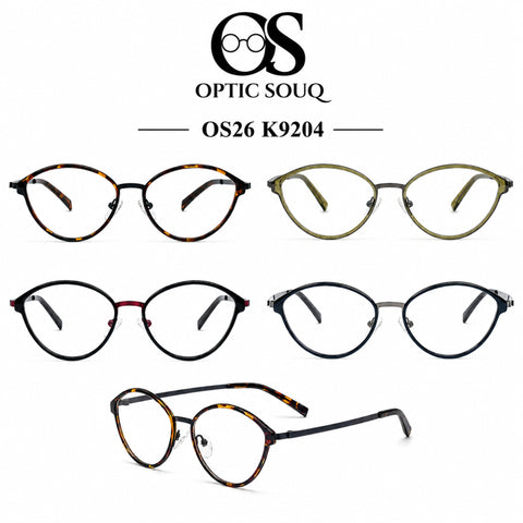 OS26 K2904 Pure Titanium Women's Cat-Eye Eyewear