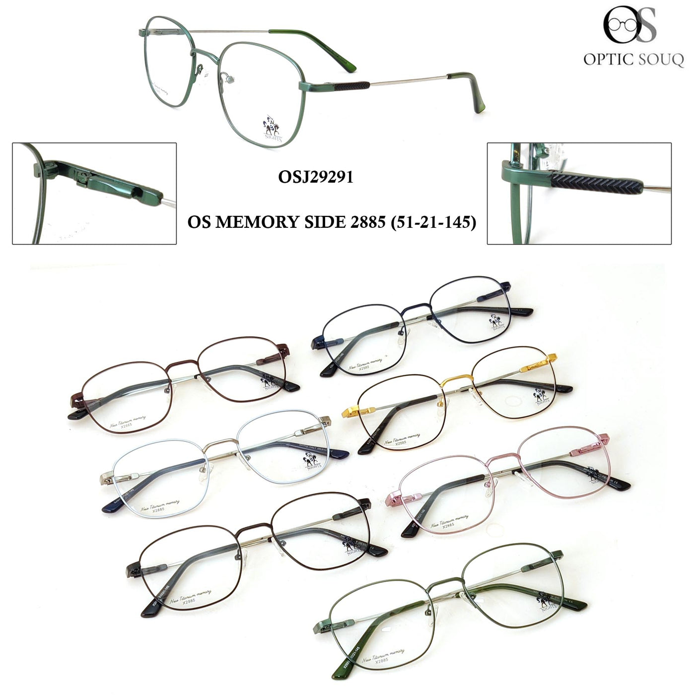 os memory side 2885 mens metal frame