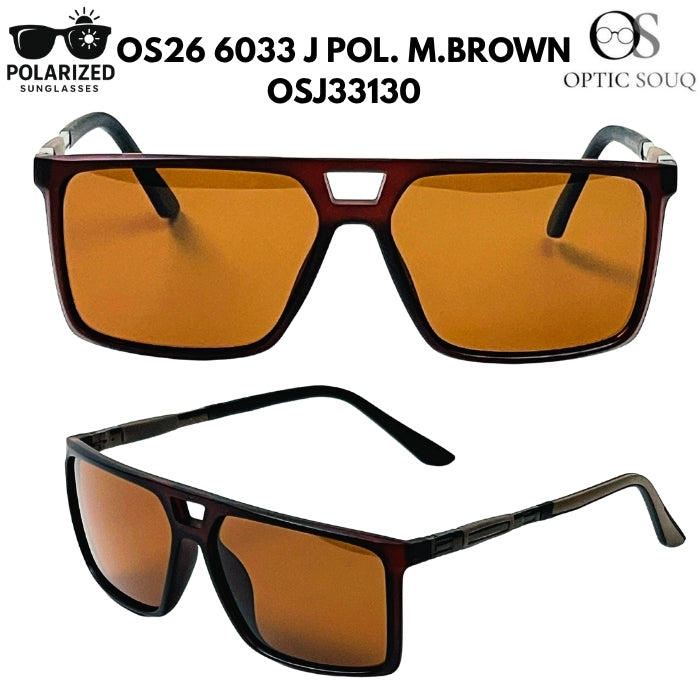 OS26 6033 J.POL Sunglasses - Matte Brown