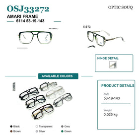 OSJ33272 - AMARI FRAME 6114 53-19-143