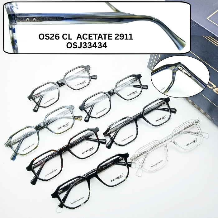 OS26 CL Acetate 2911 OSJ33434 pure acetate bold eyewear