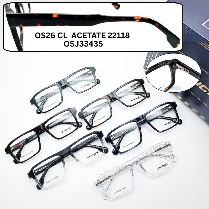 OS26 CL Acetate 22118 OSJ33435 pure acetate bold eyewear