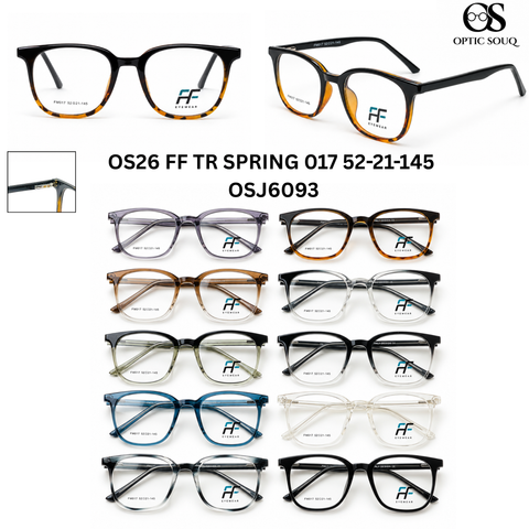 OS26 FF TR Spring 017 52-21-145 Men's Round Square Optical Eyewear