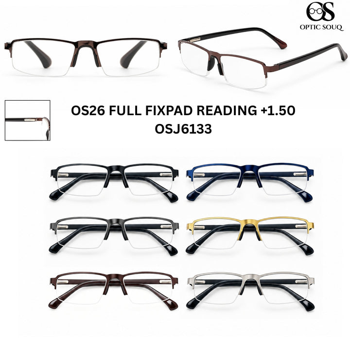 OSJ6133 OS26 FULL FIXPAD READING +1.50 in six colour options