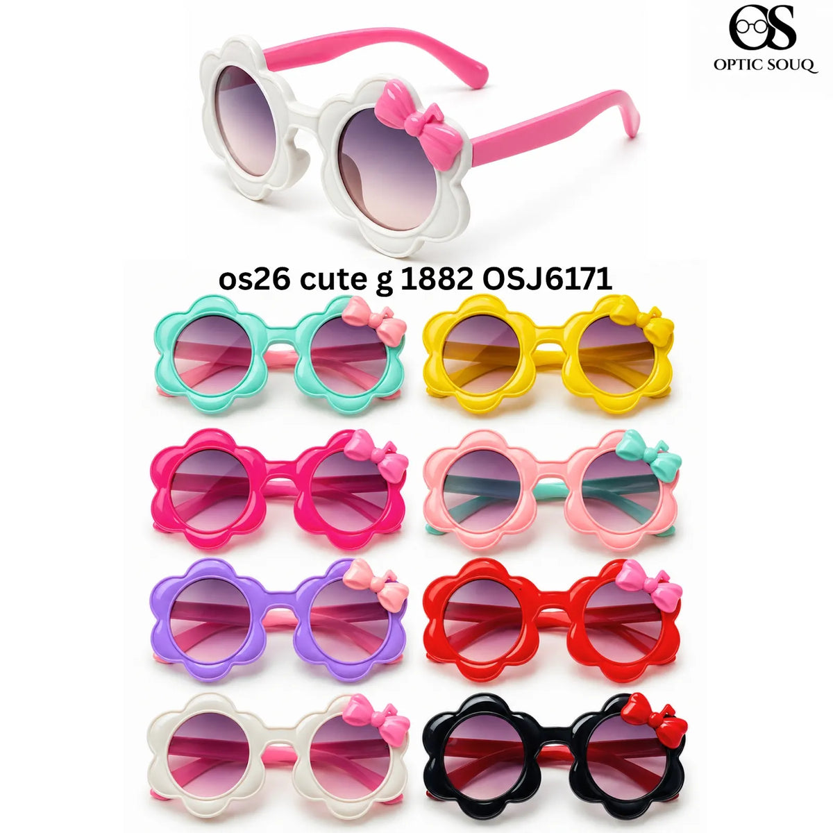 OSJ6171 OS26 Cute G 1882 Kids Sunglasses colour variants