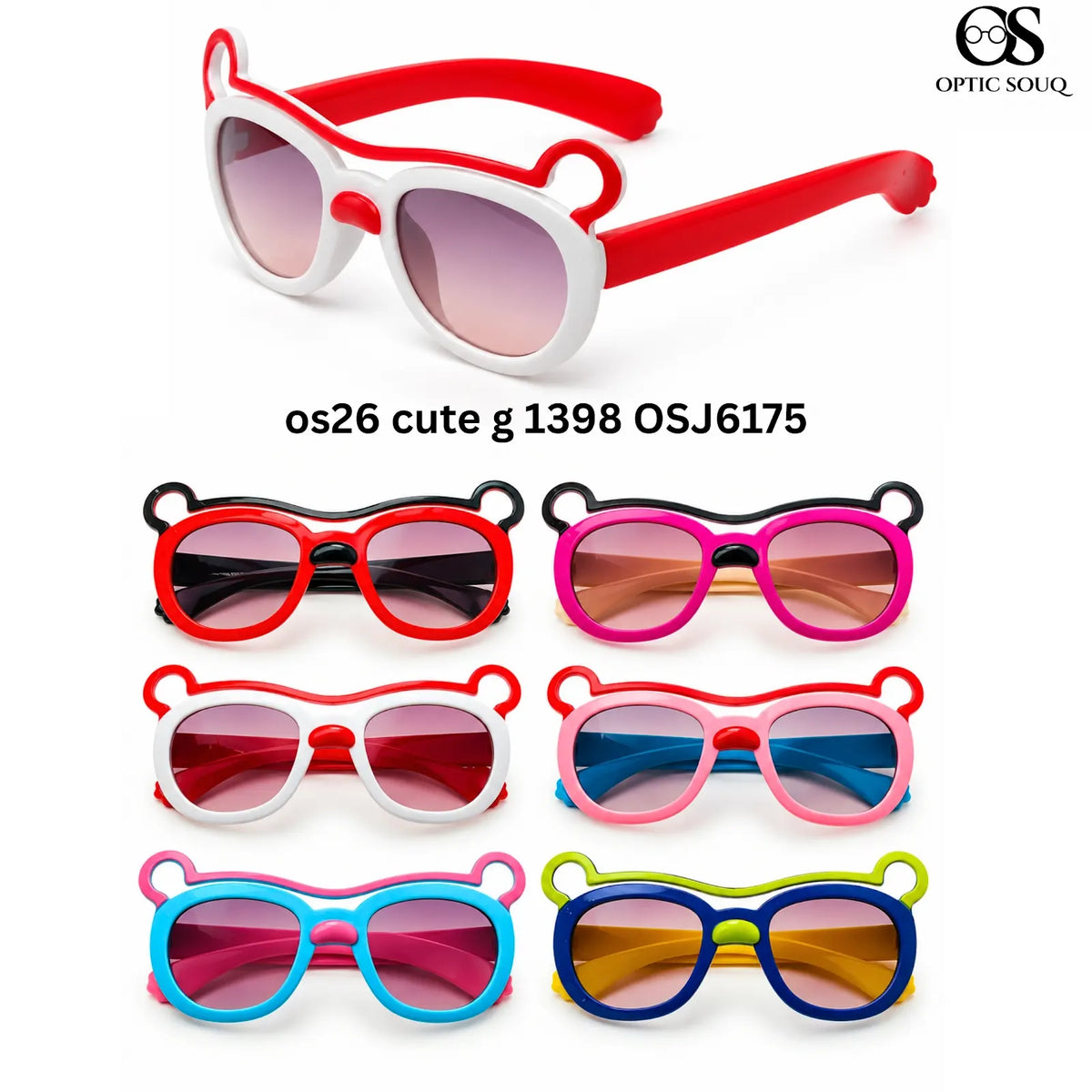 OSJ6175 OS26 Cute G 1398 Kids Sunglasses colour variants