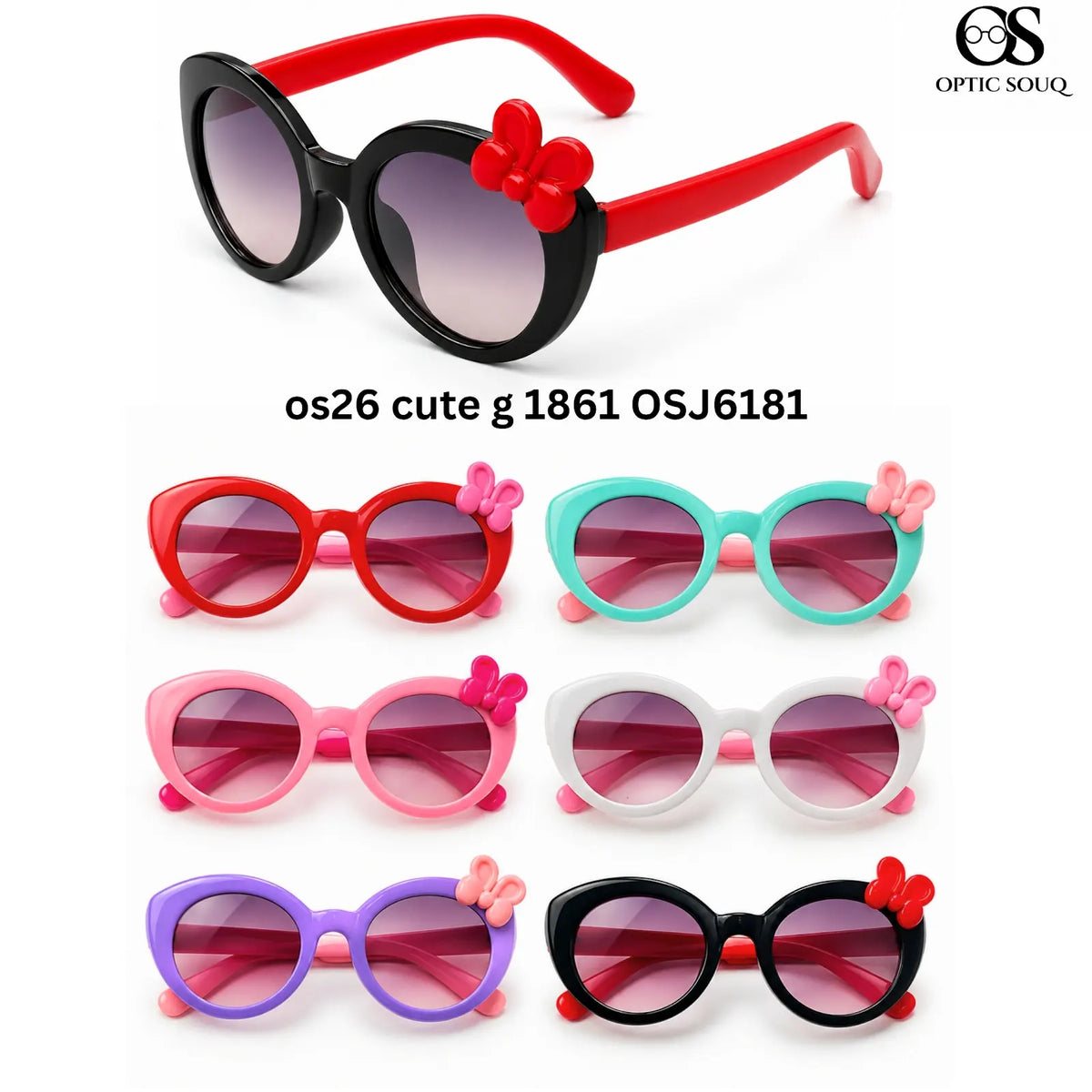 OSJ6181 OS26 Cute G 1861 Kids Sunglasses colour variants