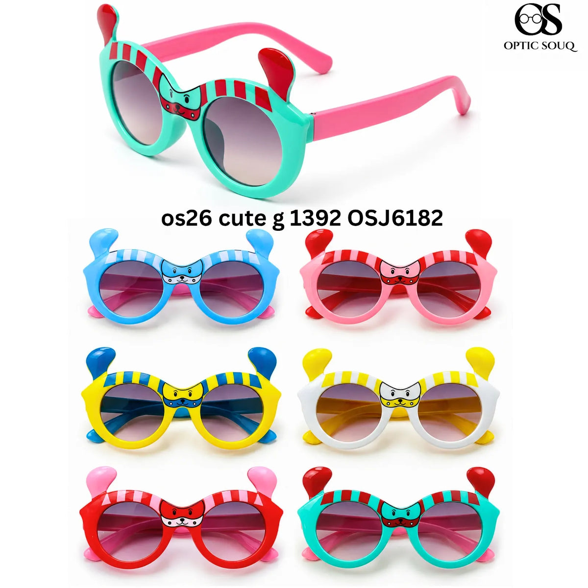 OSJ6182 OS26 Cute G 1392 Kids Sunglasses colour variants
