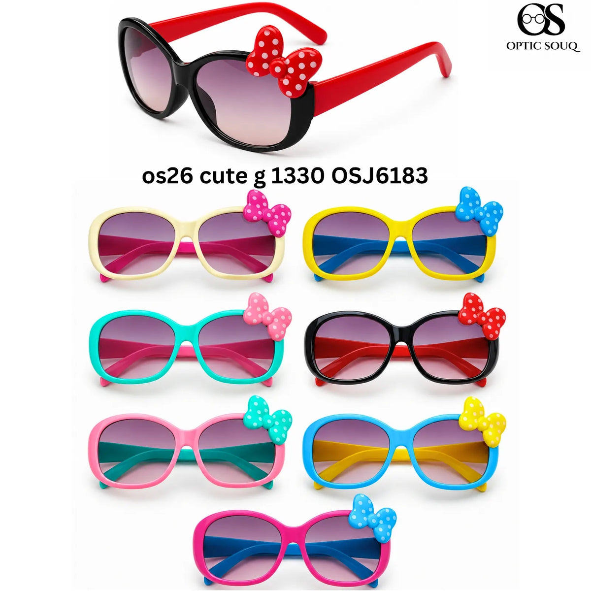 OSJ6183 OS26 Cute G 1330 Kids Sunglasses colour variants