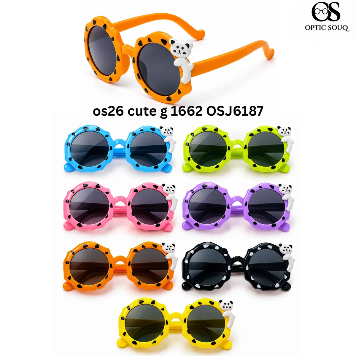 OSJ6187 OS26 Cute G 1662 Kids Sunglasses colour variants