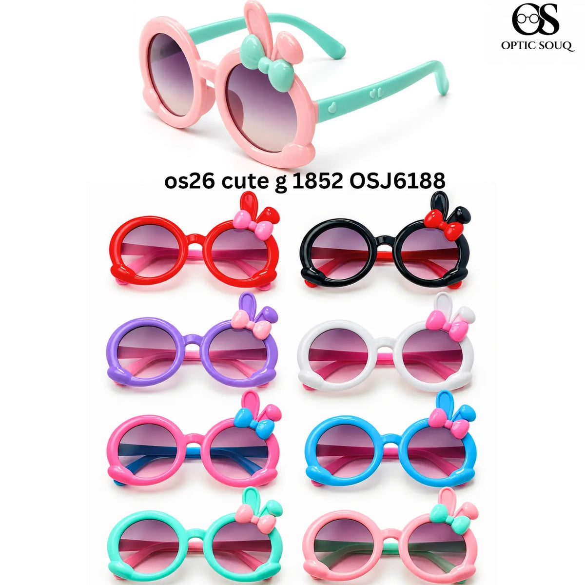OSJ6188 OS26 Cute G 1852 Kids Sunglasses colour variants