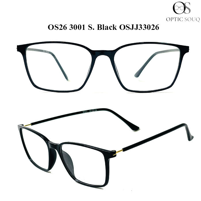 OS26 3001 Made in India Eyewear - S. Black