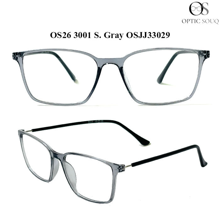OS26 3001 Made in India Eyewear - S. Gray