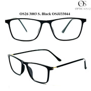OS26 3003 Made in India Eyewear - S. Black
