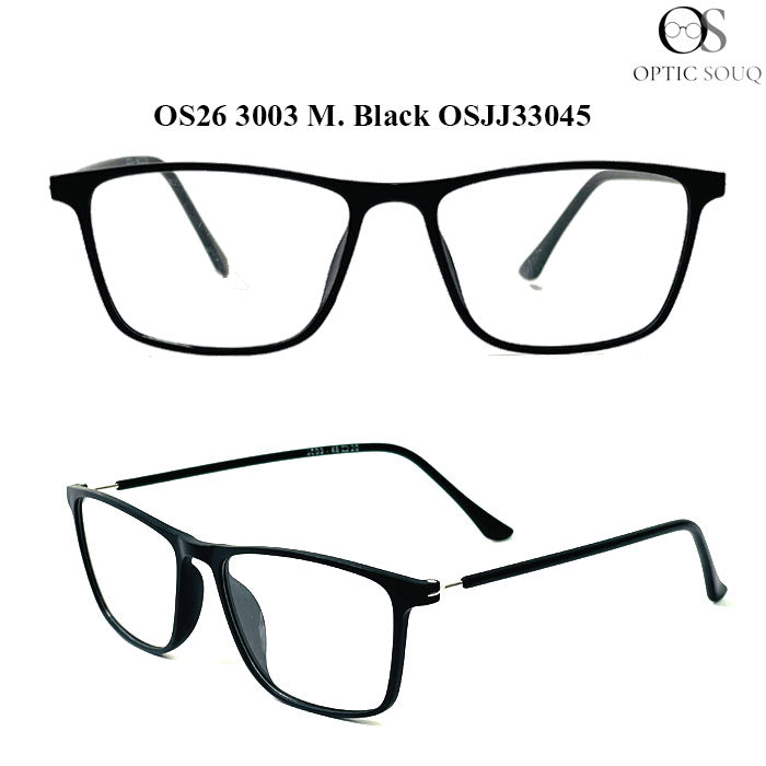OS26 3003 Made in India Eyewear - M. Black