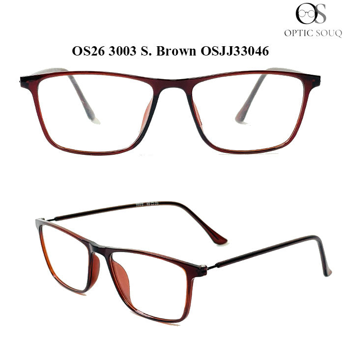 OS26 3003 Made in India Eyewear - S. Brown