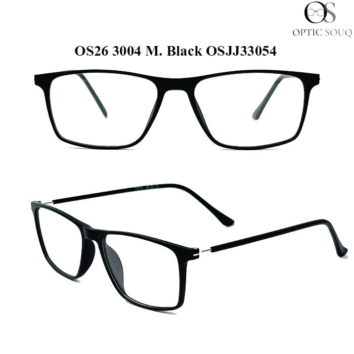 OS26 3004 Made in India Eyewear - M. Black