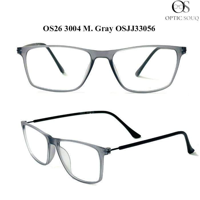 OS26 3004 Made in India Eyewear - M. Gray