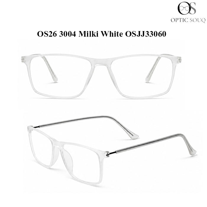 OS26 3004 Made in India Eyewear - Milky White