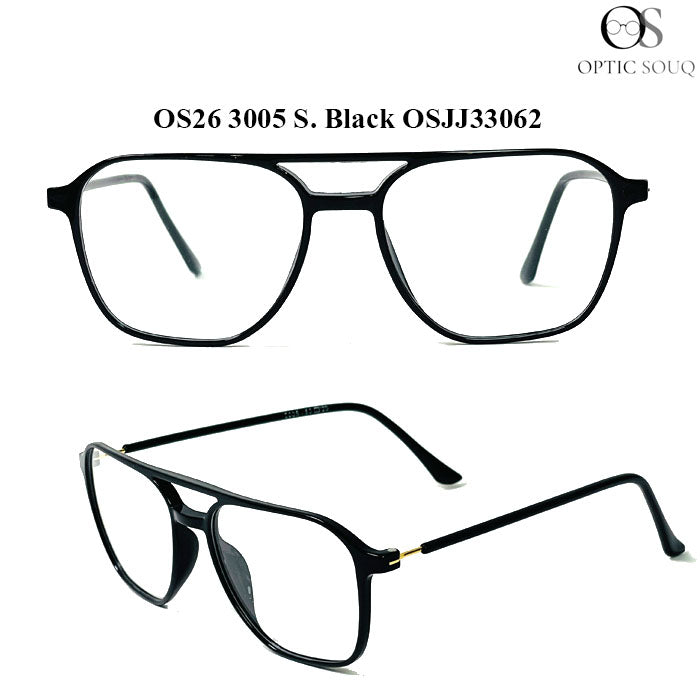 OS26 3005 Made in India Eyewear - S. Black