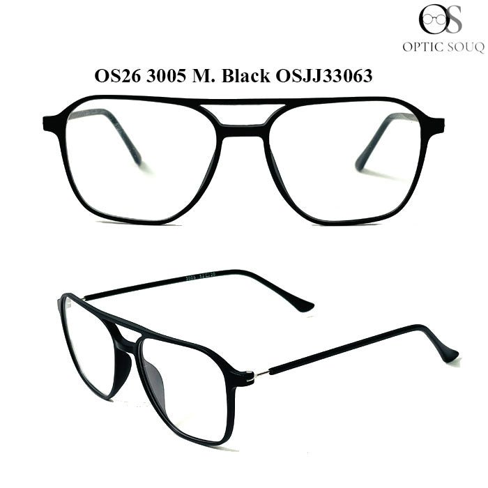 OS26 3005 Made in India Eyewear - M. Black
