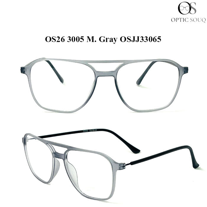 OS26 3005 Made in India Eyewear - M. Gray