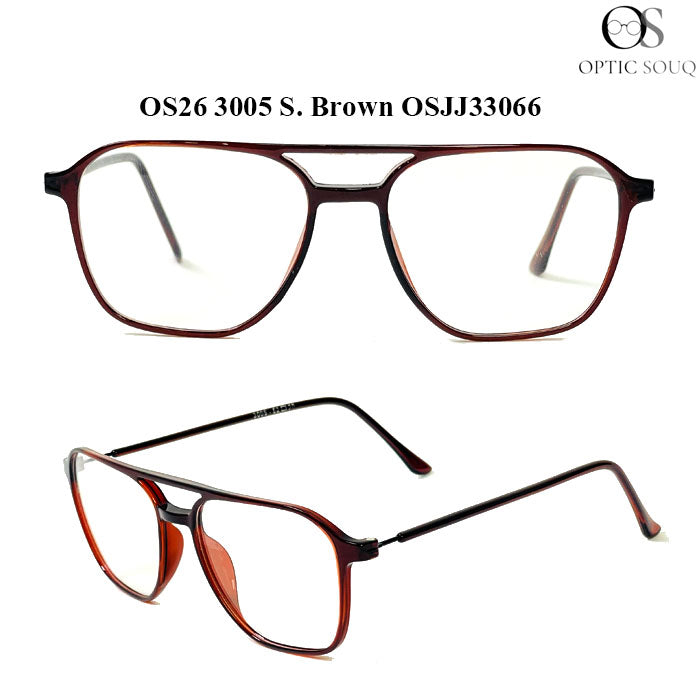 OS26 3005 Made in India Eyewear - S. Brown