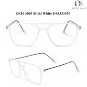 OS26 3005 Made in India Eyewear - Milky White