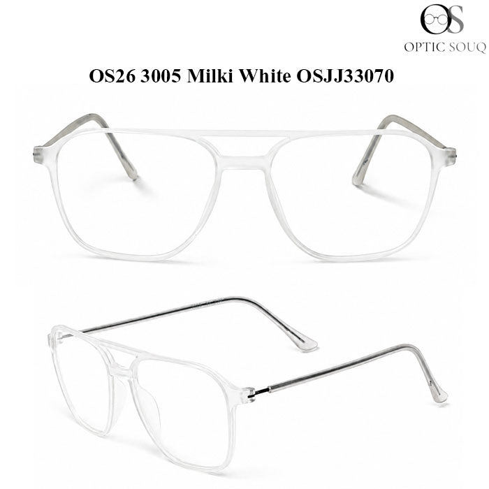OS26 3005 Made in India Eyewear - Milky White