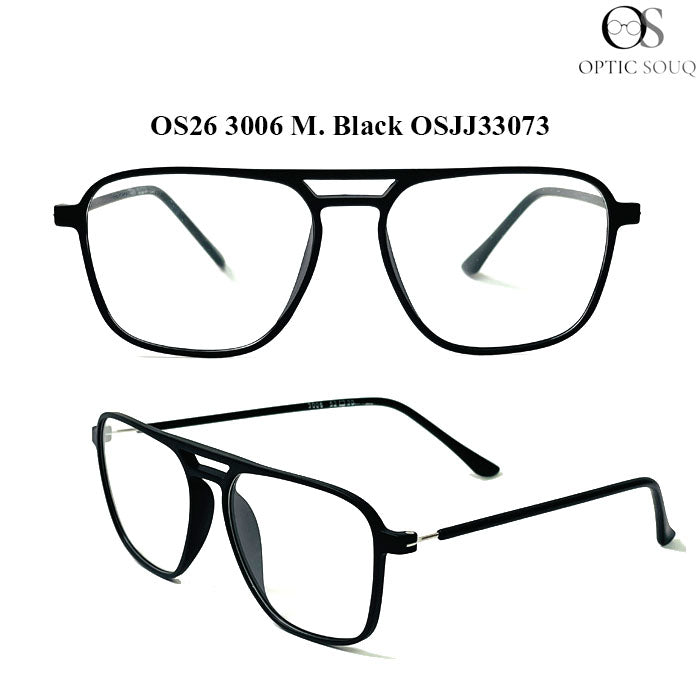 OS26 3006 Made in India Eyewear - M. Black