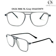 OS26 3006 Made in India Eyewear - M. Gray