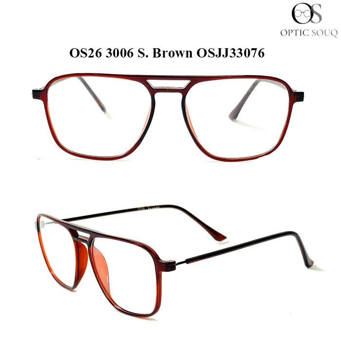 OS26 3006 Made in India Eyewear - S. Brown