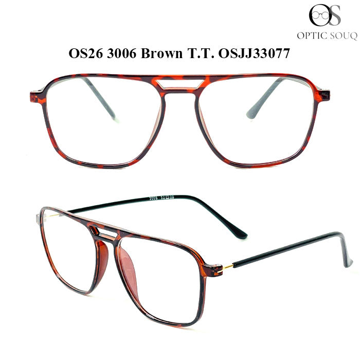 OS26 3006 Made in India Eyewear - Brown T.T.