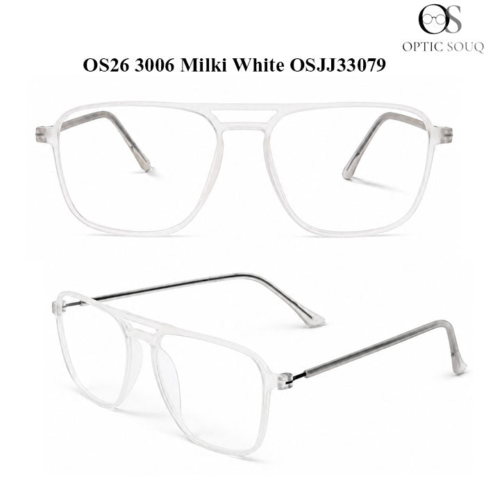 OS26 3006 Made in India Eyewear - Milky White