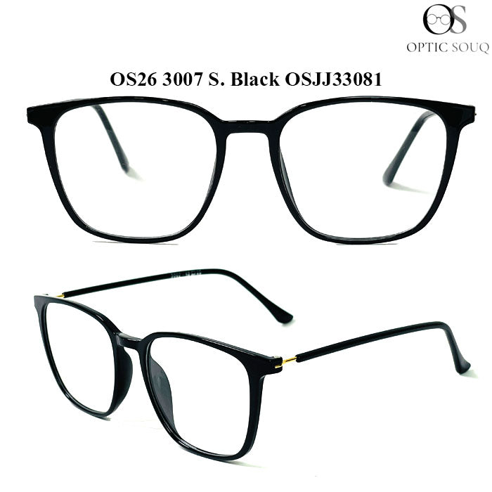 OS26 3007 Made in India Eyewear - S. Black